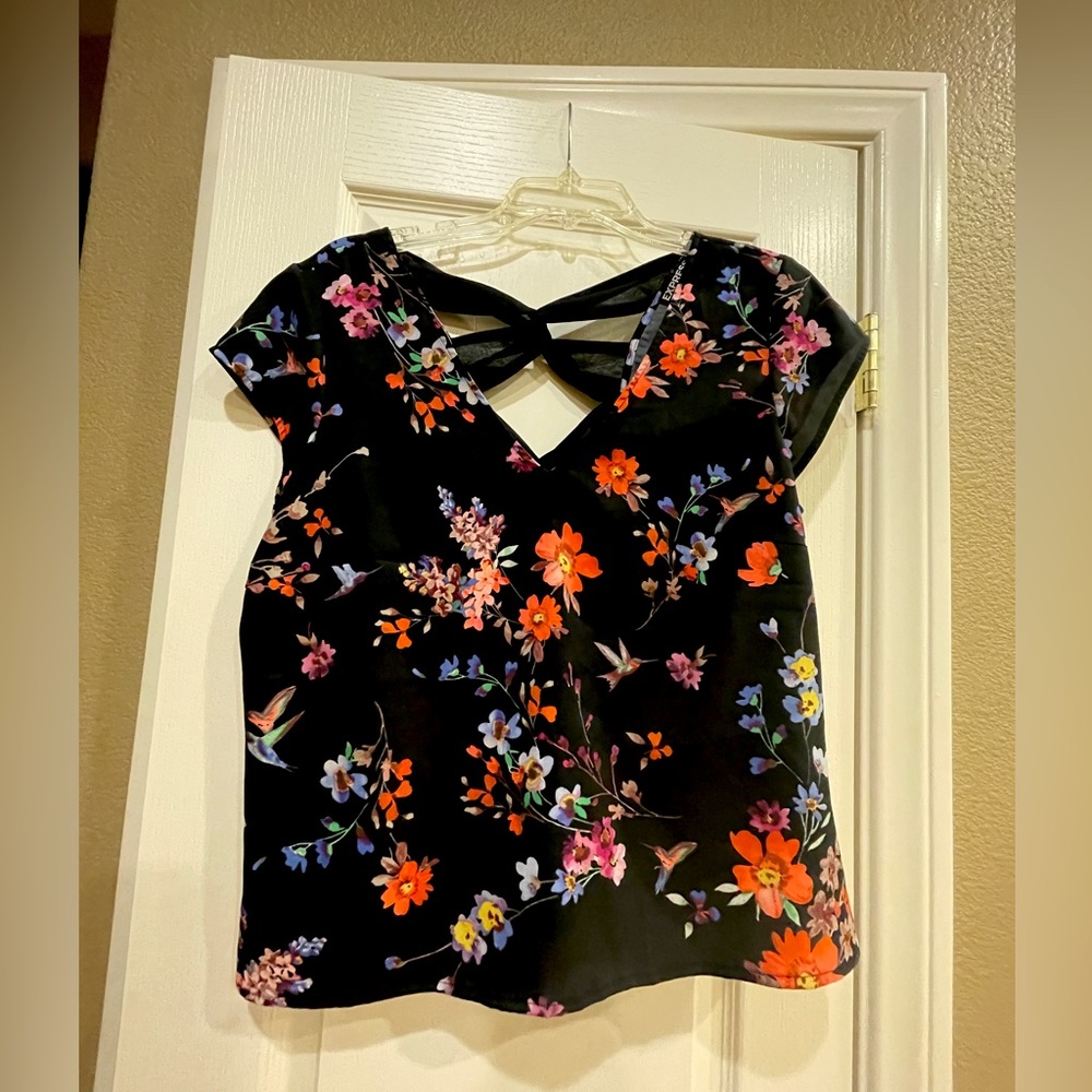 Express Floral Large Top